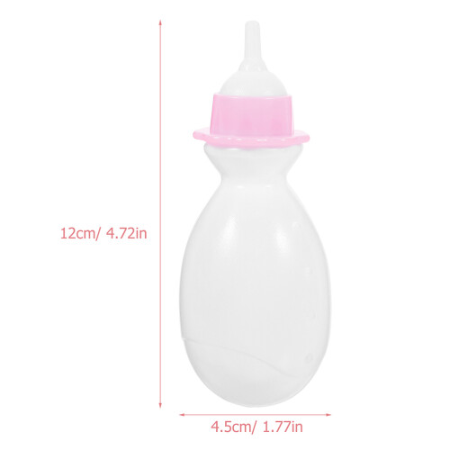 12 Stuks Pretend Play Mini Plastic Melkfles Pop Decoratief 2