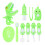 1 Set Kinder Spielzeug Dinosaurier Simulation 2