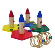 1Set Juego Madera Lanzamiento Coordinación Mano-