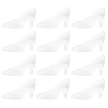 24Stk Transparente Schuhe Dekorative Desktop Schuhdekoration