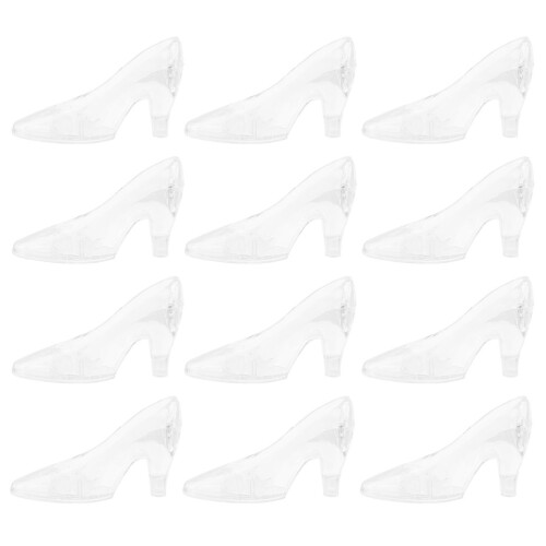 24Stk Transparente Schuhe Dekorative Desktop Schuhdekoration