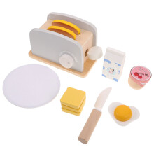 1 Set Holztoaster Spielzeug Frühstückszubehör Für Kleinkinder