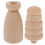 4 Piezas Madera Tornillo Juguete Decoración Arena 3