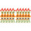 20Ud Miniatura De Multicolor Para Decoración De 4