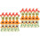 20Ud Miniatura De Multicolor Para Decoración De 6