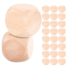 100St Craft Dobbelstenen Blank Khaki 18Mm Voor Tafelspelen
