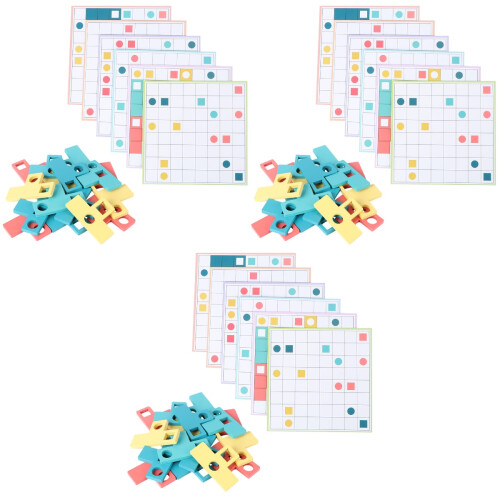 3Sets Educatief T Puzzels Kinderspeelgoed Mix Kleur 2