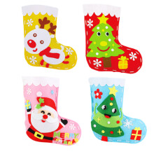 4Stk Weihnachten Kinder Handgemachte Diy Vlies Materialpaket