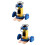 2 Sets Mini DIY Kriechroboter Set Für Kinder 8