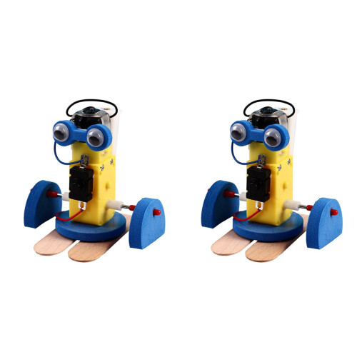 2 Sets Mini DIY Kriechroboter Set Für Kinder 2