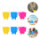 6Stk Kunststoff Eimer Wassereimer Kinder Strand Eimer Garten Eimer 9