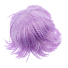 Synthetische Paarse Bob Pruik: Gelaagde Cosplayhaar Unisex