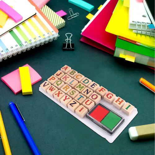 1 Set Stempels Letters Educatief Speelgoed Kinderen 2