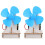 2 Sets Diy Solare Lüfter Modell Bastelset Wissenschaft 4