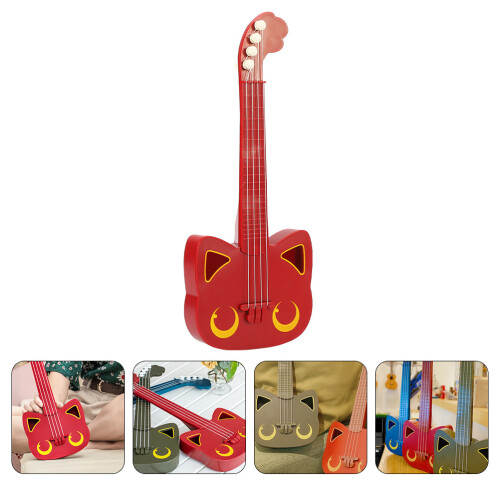 1St Kinder Gitarre Spielzeug Simulation Rot 1