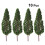 30St Mini Modelbomen Groen Plastic Voor Schaalmodel Landschap 10