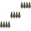 30St Mini Modelbomen Groen Plastic Voor Schaalmodel Landschap 5