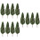 30St Mini Modelbomen Groen Plastic Voor Schaalmodel Landschap 7