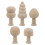 5 Sets Onafgewerkte Paddenstoelen En Voor Crafts 2
