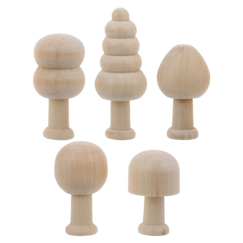 5 Sets Onafgewerkte Paddenstoelen En Voor Crafts 1