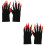 2 Paar Claw Handschoenen Halloween Ghost Cosplay Accessoire 8
