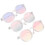 3 Piezas Gafas Para 1/6, De Sol Y 9