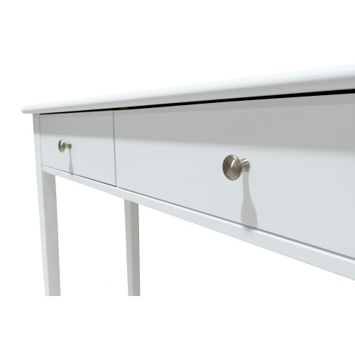 2 Drawer Console Table-White Bedroom Hallway Table 2