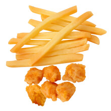16 Unidades De Papas Fritas Artificiales Para Exhibición Y Decoración