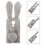 Lovely Bunny Handyhülle Plüsch Für 3