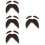 4 Juegos De Bigote Y Para Disfraz De 7