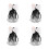 4 Unidades Extensiones De Tipo Dreadlock Con Y Clip 6