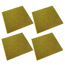 4 Unidades Césped Artificial Para Arena, Alfombra Nylon Bricolaje