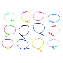 50Stk Bicolor Reißverschluss Armbänder Freundschaftsarmband Für Kinder