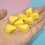 40 Unidades Mini Pasteles De Queso Simulación Triangular 3