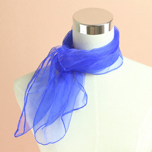 Gradient Rampe Soie Écharpe Danse 24x24 Po Royal Et Violet 1