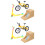 2 Ensembles Jouets Mini Doigt Rampe 6