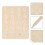 Lot Tableau Aveugle Enfant Bois Rainures Chiffres 3
