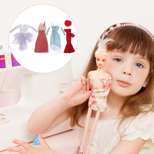 4 Juegos Ropa Vestido Accesorios Disfraz 1
