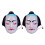 2Stk. Japanische Samurai Maske – Handbemalte Ganzgesichts-Props 10