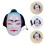 2Stk. Japanische Samurai Maske – Handbemalte Ganzgesichts-Props 11