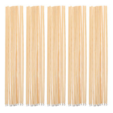 50 Pièces Bâtonnette De Commande Pour Main En Bois 25 Cm