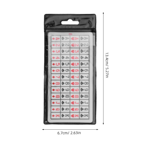 4 Sets Poker Trickkarten Unterhaltung Zauberkarten Requisiten 1