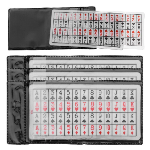 4 Sets Poker Trickkarten Unterhaltung Zauberkarten Requisiten 2