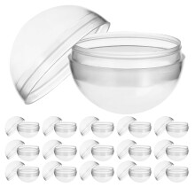 60St Transparante Verkoopcapsules: Lege Ronde Plastic Bolletjes 50Mm