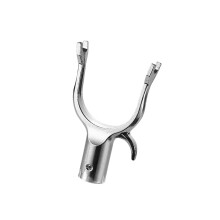 Aluminum Alloy Clothes Rod Joint Fork Head Replacement End Connector For Closet Poles Universal Fit Home Dormitory Use