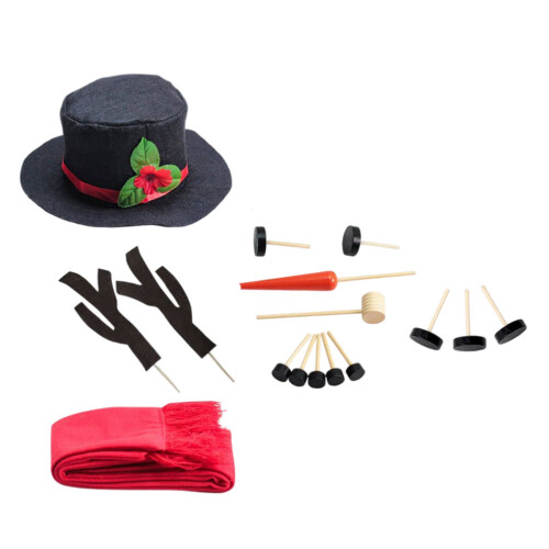 2 Ensembles Décorations Grand Format Pour Bonhomme 1