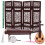 3 Sets Bildschirm Chinesisches Klassisches Instrument Deko 9