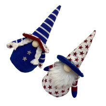 4 Pcs Independence Day Dwarf Faceless Dolls Gnome Plush Decor