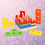 Wooden Geometric Matching Board Stack Sort Puzzle For Kids 6