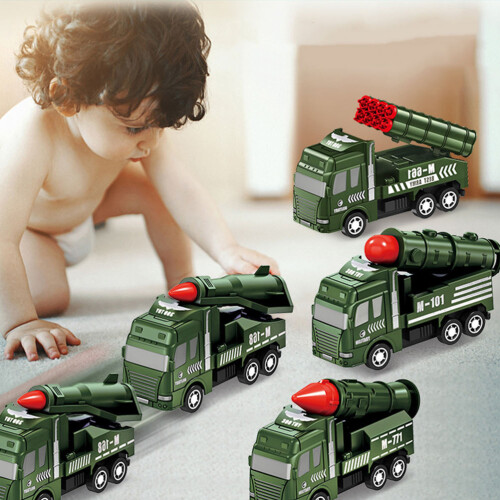 4Pcs Friction Powered Pull Back Car For Children 2